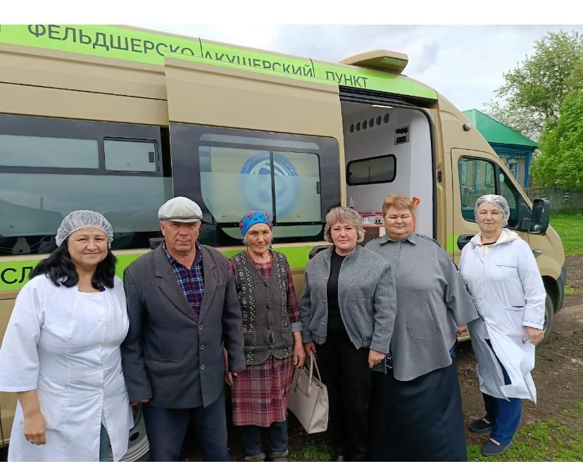 Выездной прием на мобильном ФАПе в деревнях Каракуль, Камышлинка, ст. Железнодорожная и Мурсяково