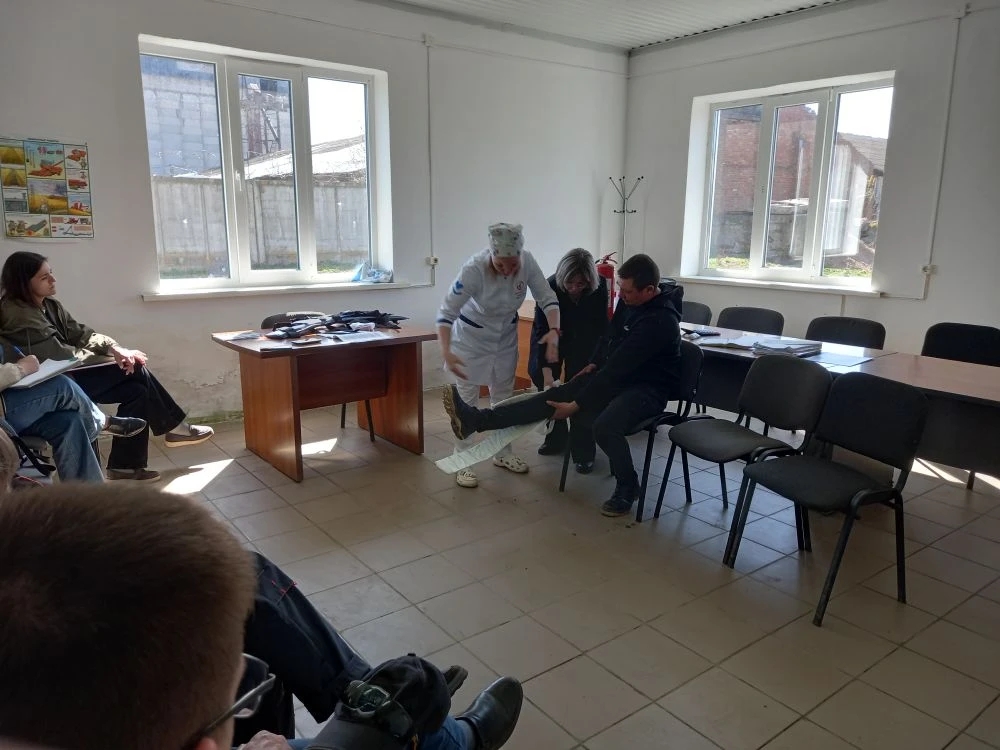 Важная тренировка для работников «Нива» АО МТС «Центральная»