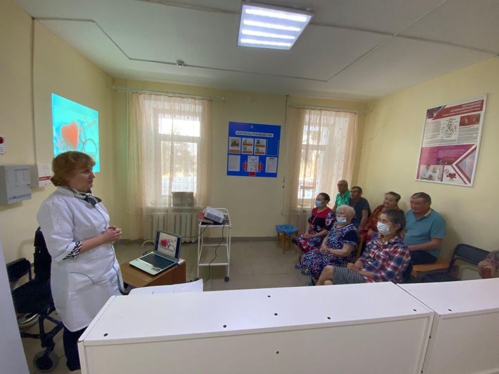 Лекция для пациентов неврологического отделения о профилактике сердечно-сосудистых заболеваний