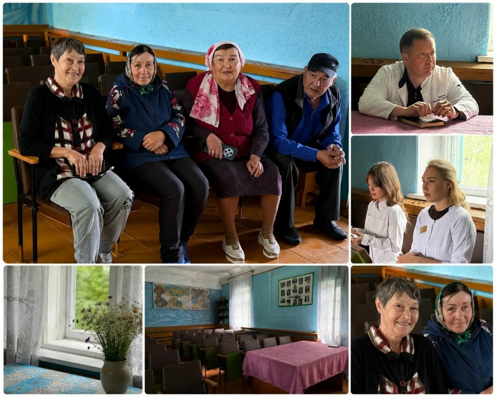 Главный врач Кармаскалинской больницы провёл приём в деревне Никитино!