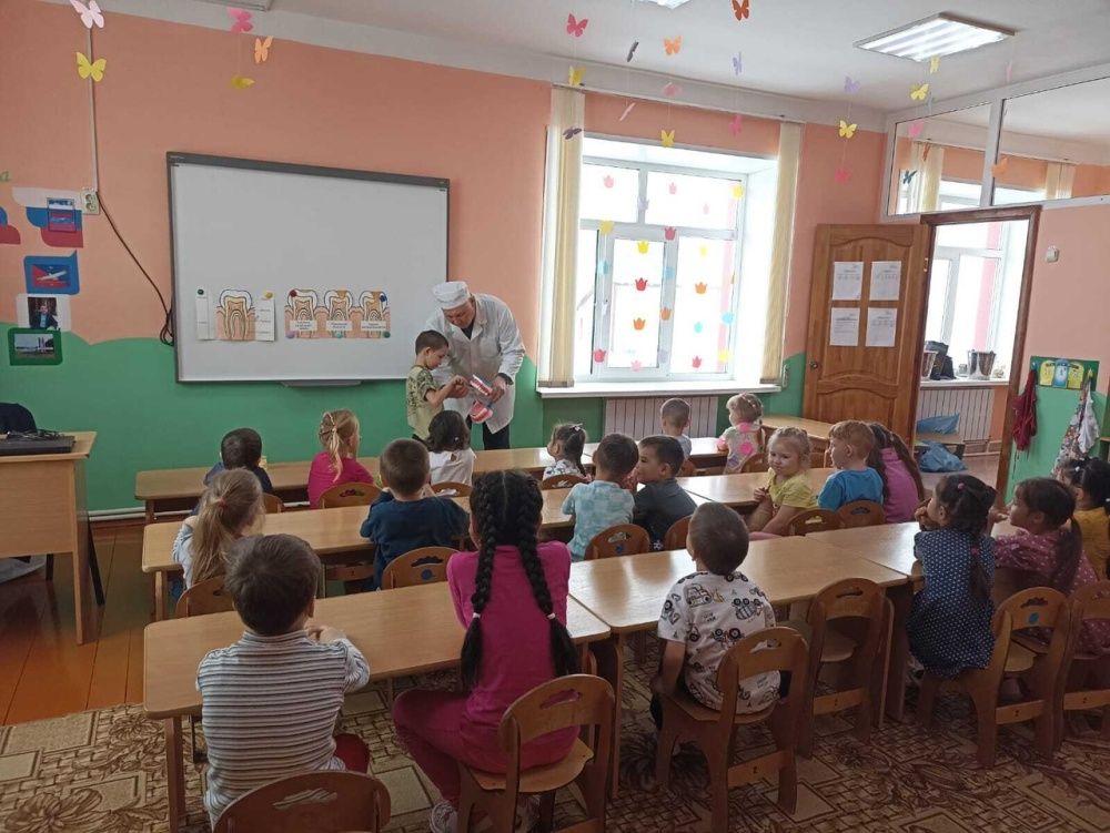 В детском саду "Тополек" с. Сихонкино прошло мероприятие, посвящённое гигиене полости рта
