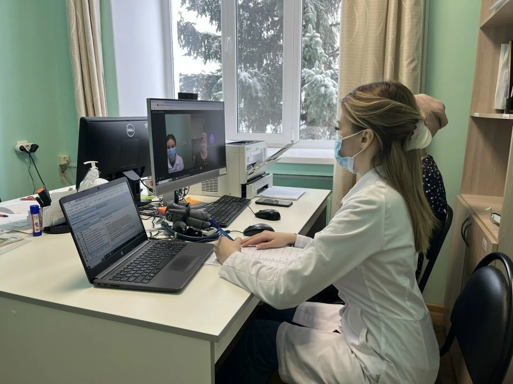 Сегодня мы провели телемедицинскую консультацию с Республиканским кардиологическим центром